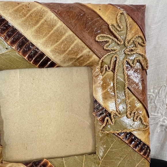 Palm Tree Leaf Twine Frame Hand Crafted 🎉Host Pick🎉 - Picture 2 of 5